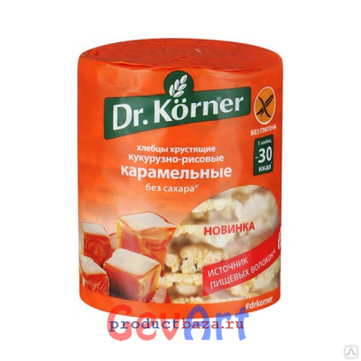 Хлебцы Doctor Kerner карамельные  100г