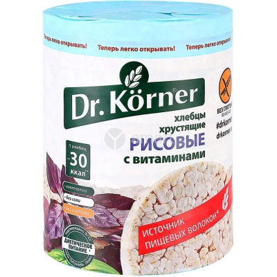Хлебцы Doctor Kerner рисовые с витаминамы  100г