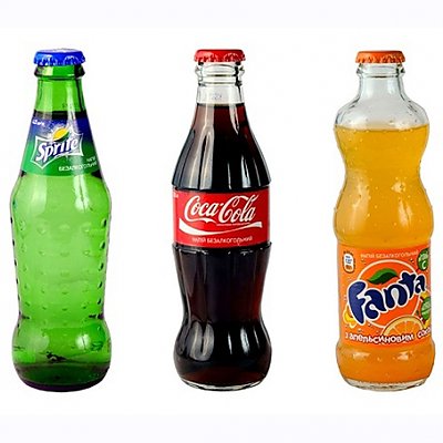 Кока-кола, Спрайт, Фанта 0,25л стекло (1х24)