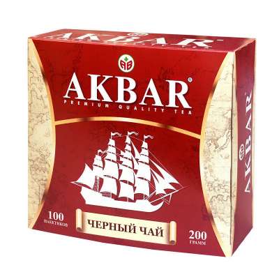 Чай Акбар 100 пакет